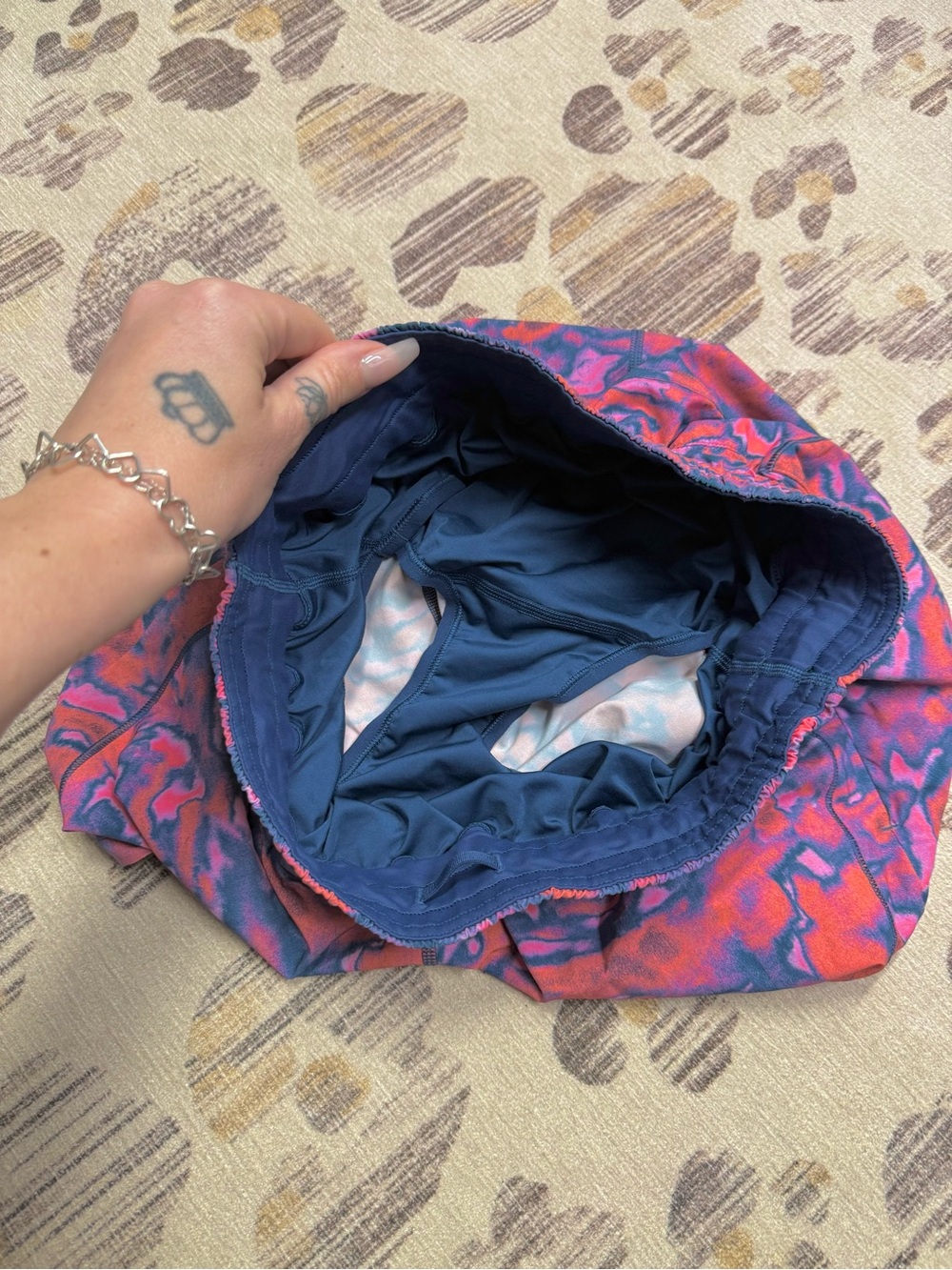 ❌SOLD❌Lululemon Women’s Active Running Shorts in Pink & Blue 8 - Picture 3 of 5